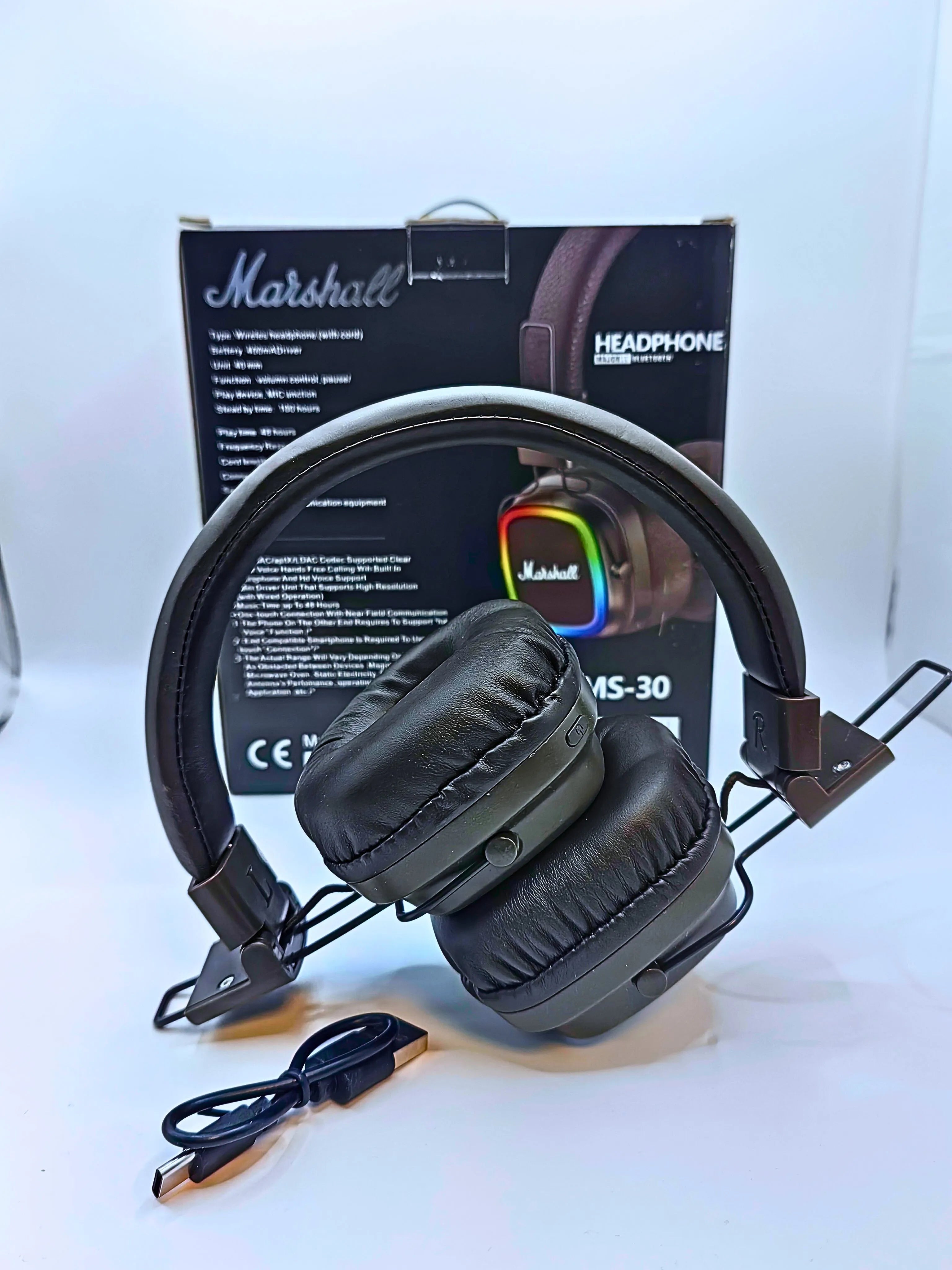 Audiculares Marshall Oem Negro Genérico