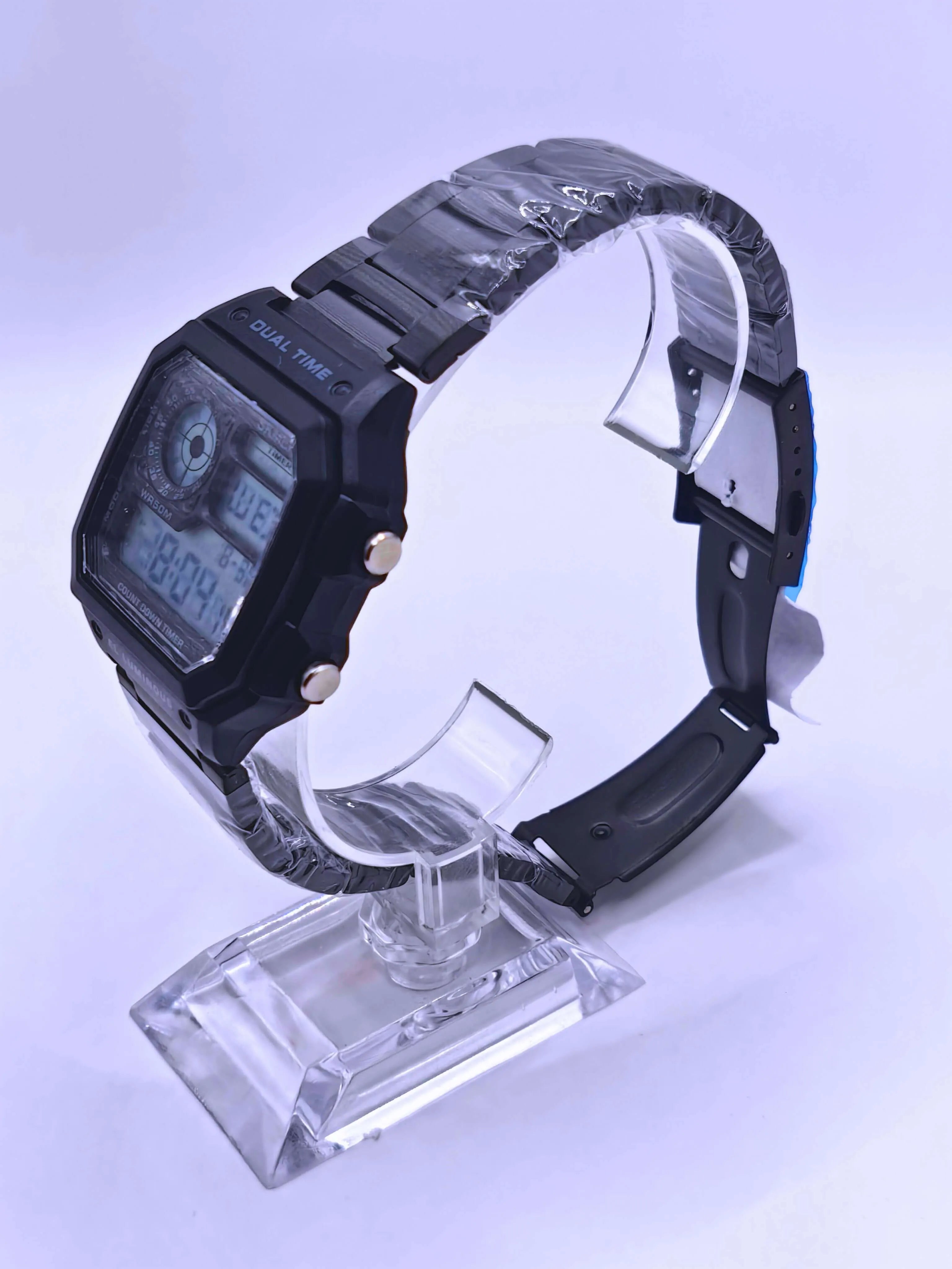 Wa0008 - Reloj Digital Acero Inoxidable Negro Skmei